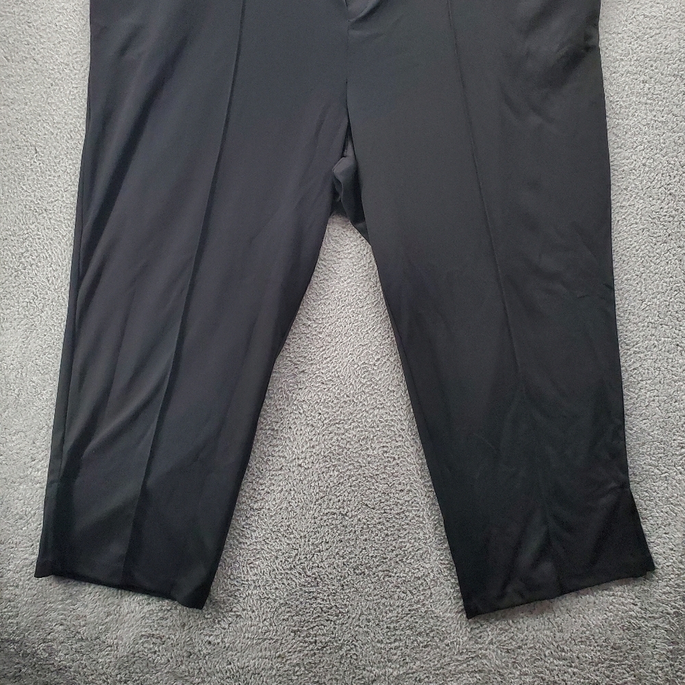Soft Focus Pants Trousers Womens Plus Size 3X 30/32 Black Straight Leg - Picture 4 of 8